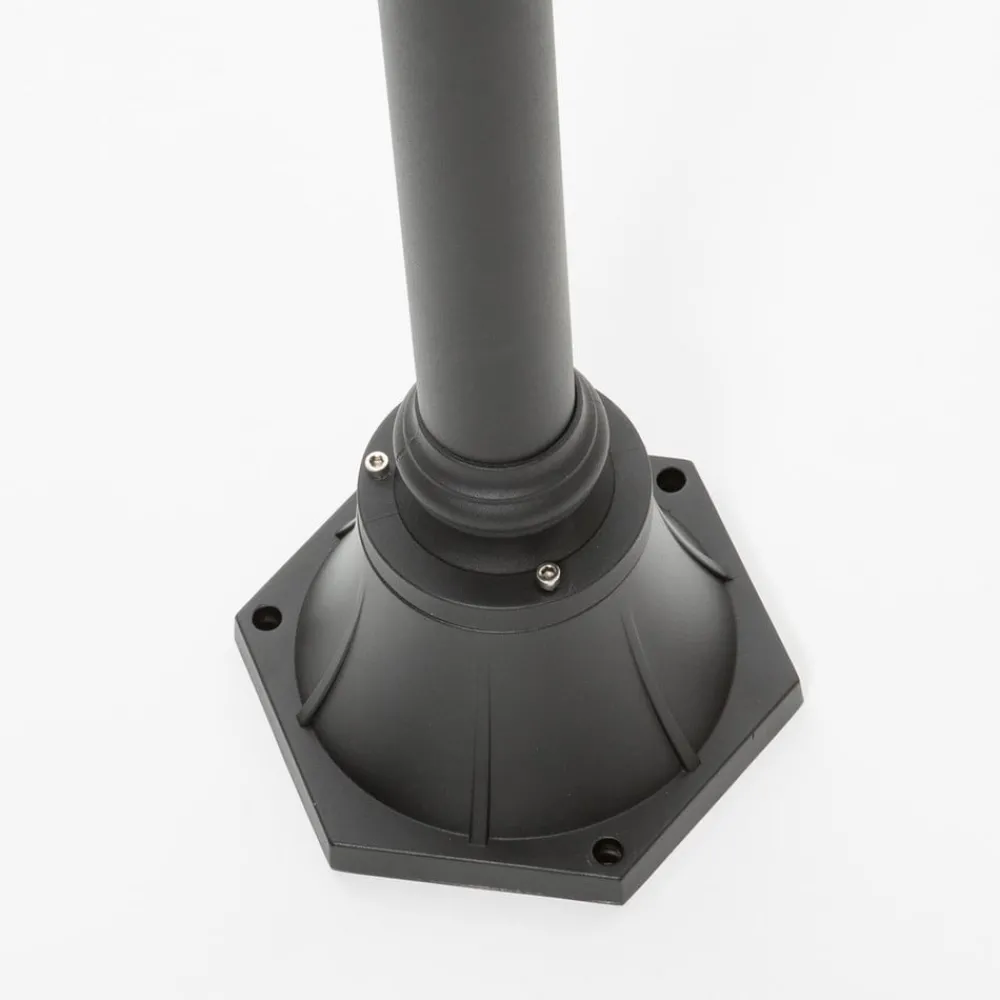 Lindby Lygtepæle > udendørslampe Daphne, 220 cm, sort, E27, IP44
