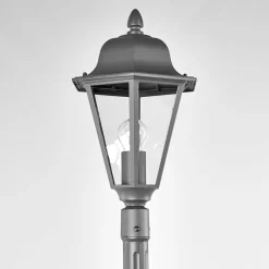 Lindby Lygtepæle > udendørslampe Edana, 211 cm, antracit, E27, IP44