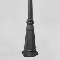 Lindby Lygtepæle > udendørslampe Edana, 211 cm, antracit, E27, IP44