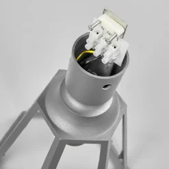 Lindby Lygtepæle > udendørslampe Edana, 211 cm, antracit, E27, IP44