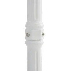 Lindby Lygtepæle > udendørslampe Edana, 211 cm, hvid, metal, E27, IP44