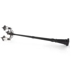 Lindby Lygtepæle > udendørslampe Nane, 217 cm, sort, saltvandsresistent, E27