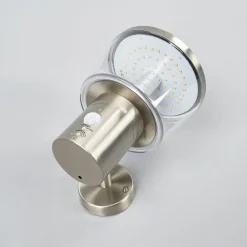 Væglampe Med Sensor|Terrassebelysning ^ Lindby udendørs LED-væglampe Antje, bevægelsessensor, IP44