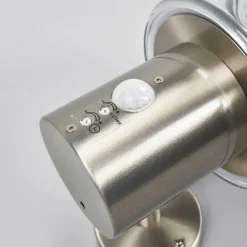 Væglampe Med Sensor|Terrassebelysning ^ Lindby udendørs LED-væglampe Antje, bevægelsessensor, IP44