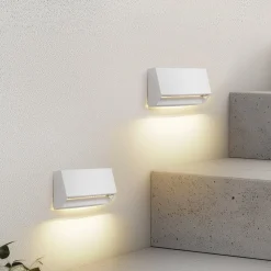 Lindby Væglamper > udendørs LED-væglampe Appeso, længde 16 cm, sæt med 2 stk