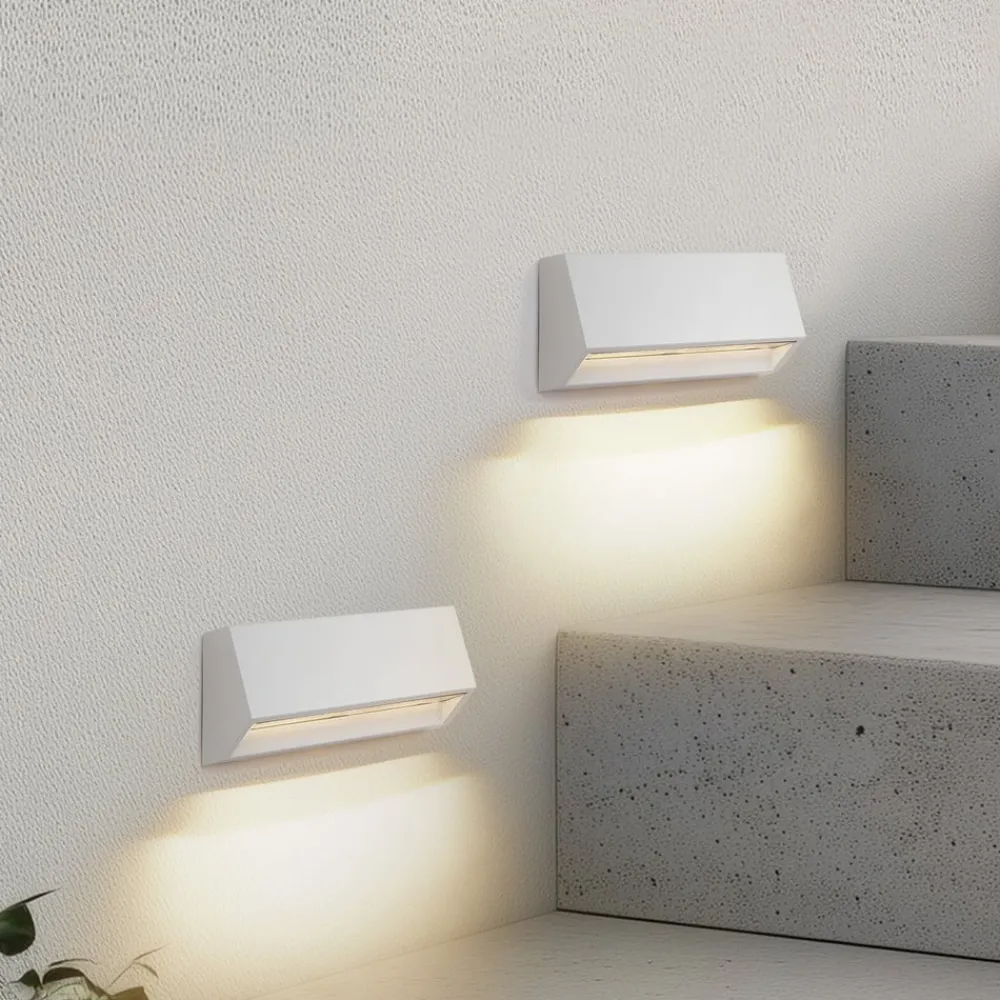 Terrassebelysning|Væglamper ^ Lindby udendørs LED-væglampe Appeso, længde 22 cm, sæt med 2 stk