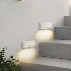 Terrassebelysning|Væglamper ^ Lindby udendørs LED-væglampe Appeso, længde 22 cm, sæt med 2 stk