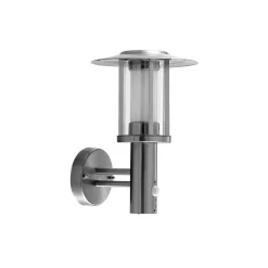 Lindby Væglampe Med Sensor|Terrassebelysning > udendørs LED-væglampe Gregory, sensor, stål, IP44