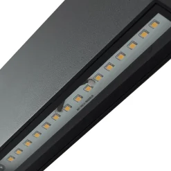Væglamper ^ Lindby udendørs LED-væglampe Jarte, sort, metal, 17 cm, IP54