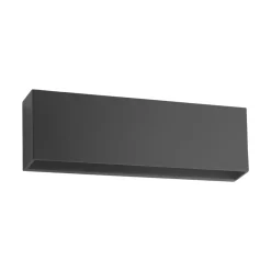 Lindby Terrassebelysning|Væglamper > udendørs LED-væglampe Jarte, 24 cm, ned, grå, IP65