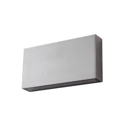 Lindby Terrassebelysning|Væglamper > udendørs LED-væglampe Jarte, grå, metal, 17 cm, IP54