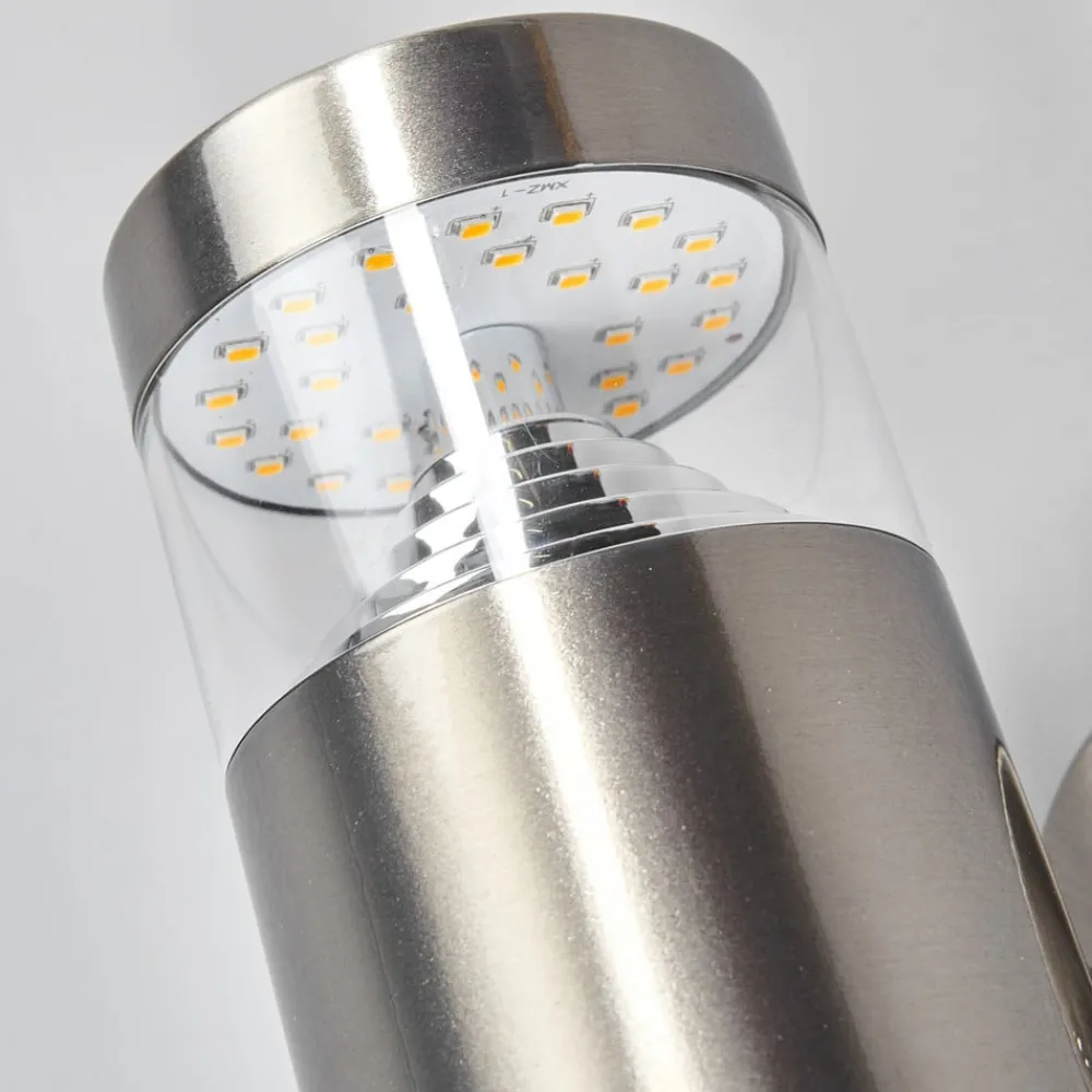 Lindby Terrassebelysning|Væglamper > udendørs LED-væglampe Lanea, 21 cm, stål, IP44