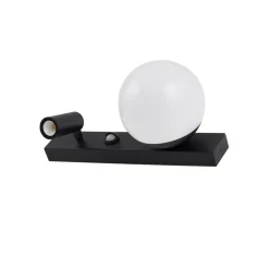 Lindby Væglampe Med Sensor|Terrassebelysning > udendørs LED-væglampe Larcie, 35 cm, 2 lyskilder, aluminium, sensor