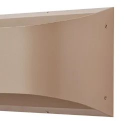 Terrassebelysning|Væglamper ^ Lindby udendørs LED-væglampe Lenore, beige, metal, 36,5 cm