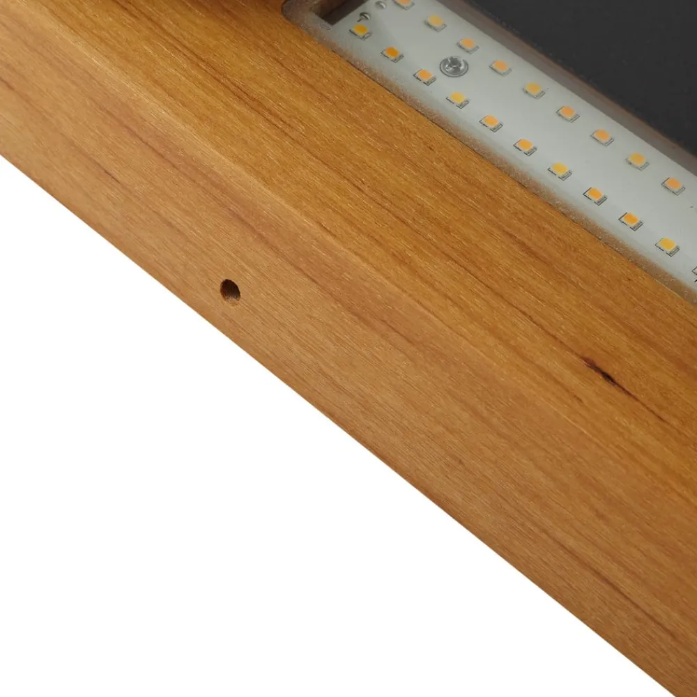 Terrassebelysning|Væglamper ^ Lindby udendørs LED-væglampe Lenore, sort, metal, 36,5 cm