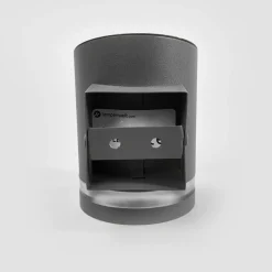 Solcellelamper|Terrassebelysning ^ Lindby udendørs LED-væglampe Melinda, 9 cm, stål