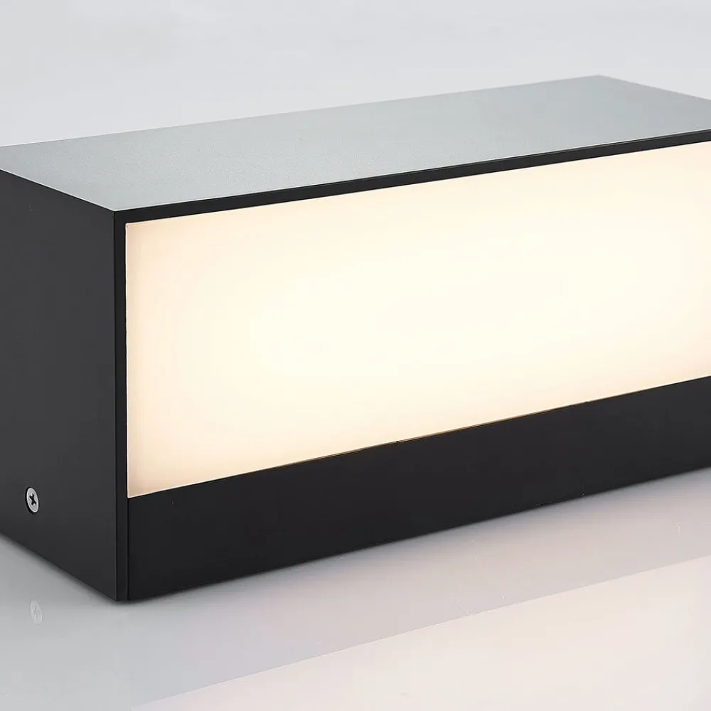 Terrassebelysning|Væglamper ^ Lindby udendørs LED-væglampe Nienke, 23 cm, saltvandsresistent, IP65