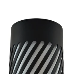 Udendørs Loftlamper ^ Lindby udendørs loftlampe Lurinda, 10,5 cm, sort, aluminium,