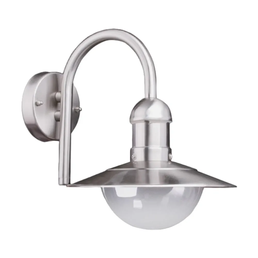 Lindby Terrassebelysning|Væglamper > udendørs væglampe Damion, 30 cm, stål, E27, IP44