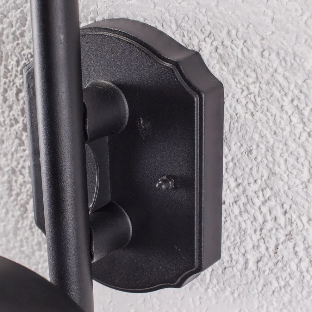 Lindby Væglampe Med Sensor|Væglamper > udendørs væglampe Daphne, sort, sensor, metal, E27