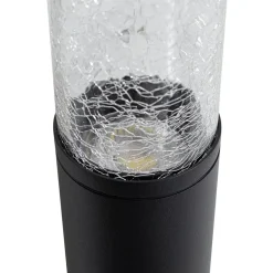 Lindby Væglampe Med Sensor|Terrassebelysning > udendørs væglampe Gavros, sort, aluminium, sensor