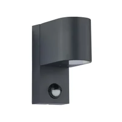 Lindby Væglampe Med Sensor > udendørs væglampe Gelso, aluminium, 15 cm, GU10, sensor