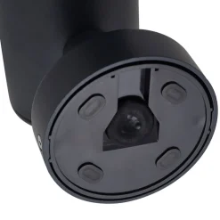 Lindby Væglampe Med Sensor > udendørs væglampe Heulo, Ø 10,5 cm, røggrå, sensor