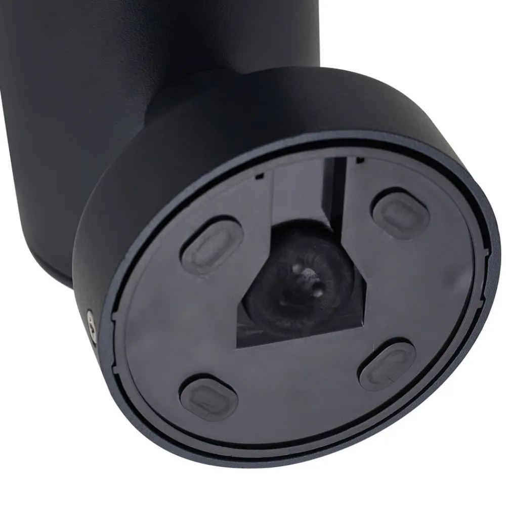 Lindby Væglampe Med Sensor > udendørs væglampe Heulo, Ø 10,5 cm, røggrå, sensor