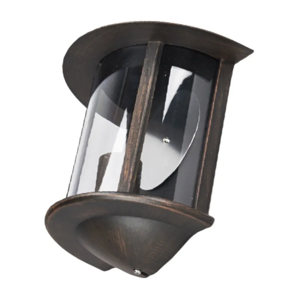 Lindby Væglamper > udendørs væglampe Maelis, rustbrun, metal, 27 cm, E27