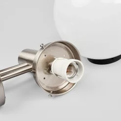 Lindby Væglampe Med Sensor|Terrassebelysning > udendørs væglampe Nada, stål, glas, sensor, E27