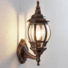 Lindby Terrassebelysning|Væglamper > udendørs væglampe Nadesha, højde 47 cm, børstet guld