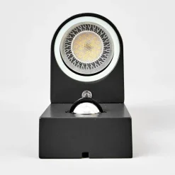 Væglampe Med Sensor|Væglamper ^ Lindby udendørs væglampe Palina, sensor, IP44, antracit