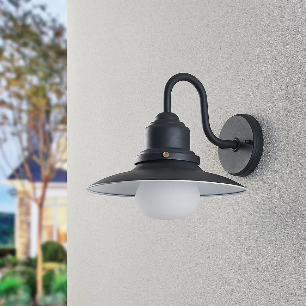 Lindby Væglamper > udendørs væglampe Roisin, antracit, metal, 31 cm