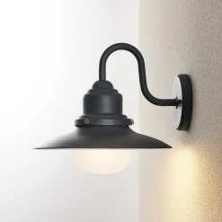 Lindby Væglamper > udendørs væglampe Roisin, antracit, metal, 31 cm