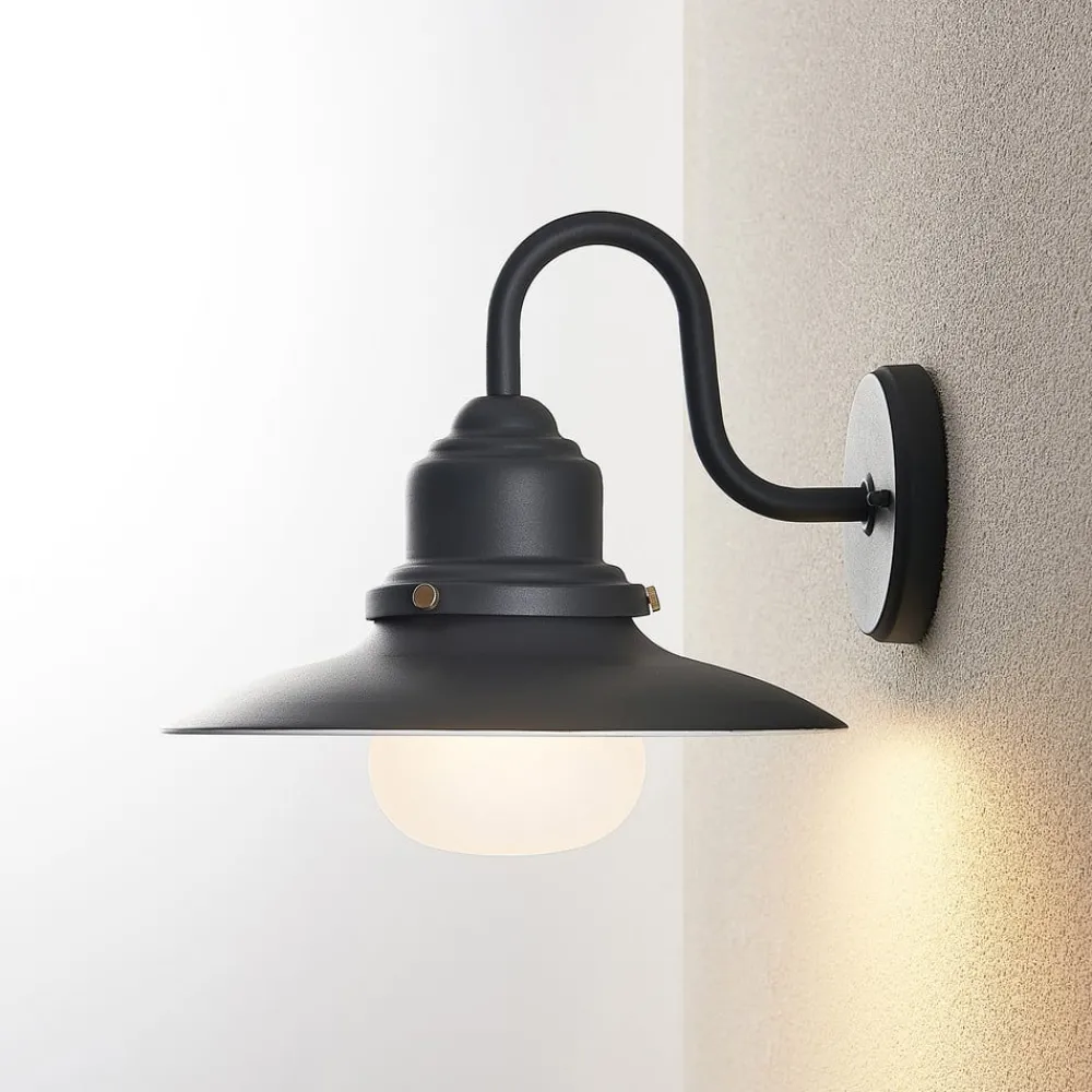 Lindby Væglamper > udendørs væglampe Roisin, antracit, metal, 31 cm