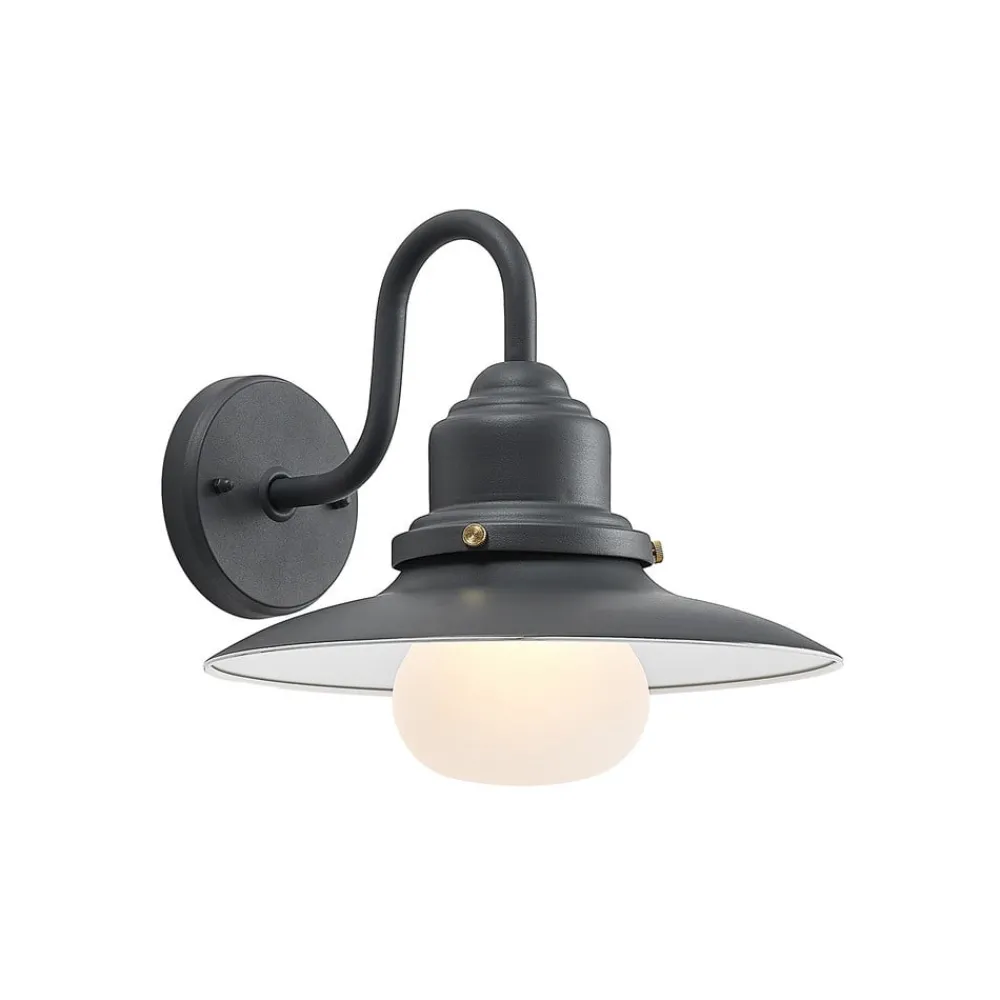 Lindby Væglamper > udendørs væglampe Roisin, antracit, metal, 31 cm