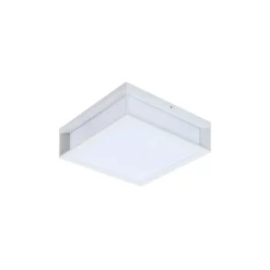 Lindby Terrassebelysning > udendørs væglampe Sivana, hvid, aluminium, 26 cm x 26 cm