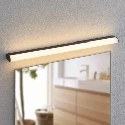 Lindby Væg- Og Spejllamper|Væglamper > Ulisan LED-væglampe til bad, rund, 88,8 cm