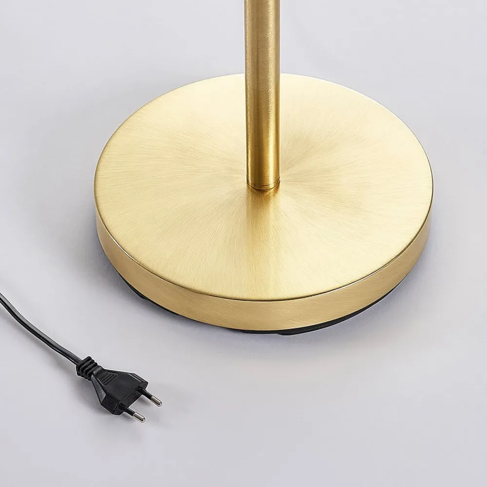Lindby Gulvlamper|Gulvlamper > uplight Jost, 180 cm, messing, læselampe, E27