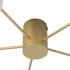 Loftlamper|Loftlamper ^ Lindby Valisa loftslampe, guld, 5-lys