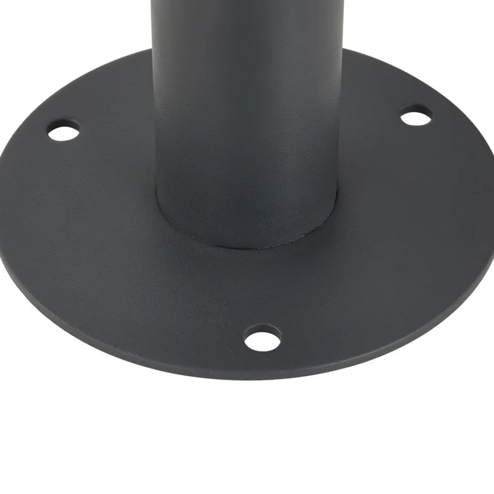 Lindby Gadebelysning > vejlampe Belmiro, jern, 100 cm høj, E27, sort