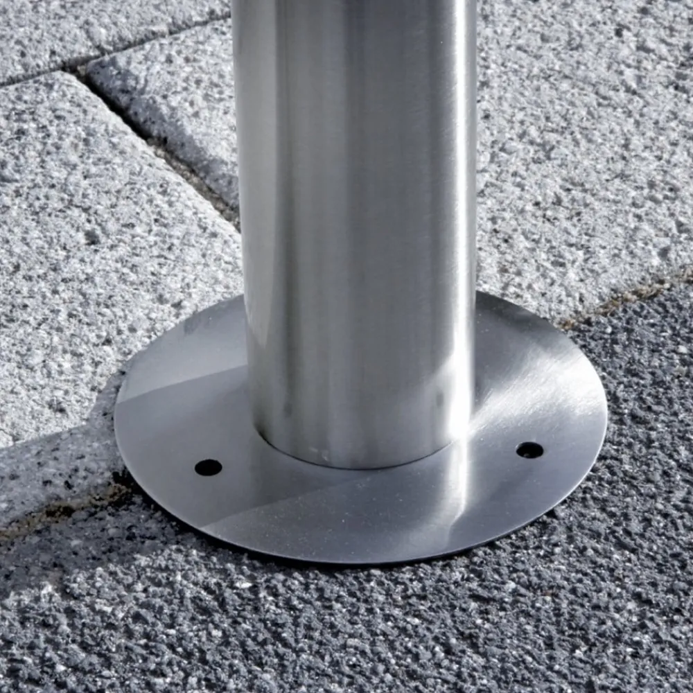 Lindby Terrassebelysning > vejlampe Damion, 140 cm, stål, E27, IP44