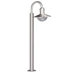 Lindby Terrassebelysning > vejlampe Damion, 140 cm, stål, E27, IP44