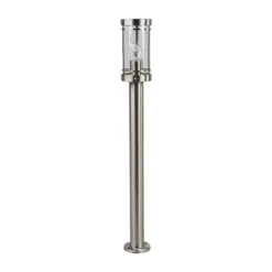 Lindby Terrassebelysning|Sokkellamper > vejlampe Djori, 80 cm, alufarve, stål, E27