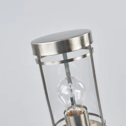 Lindby Terrassebelysning|Sokkellamper > vejlampe Djori, 80 cm, alufarve, stål, E27