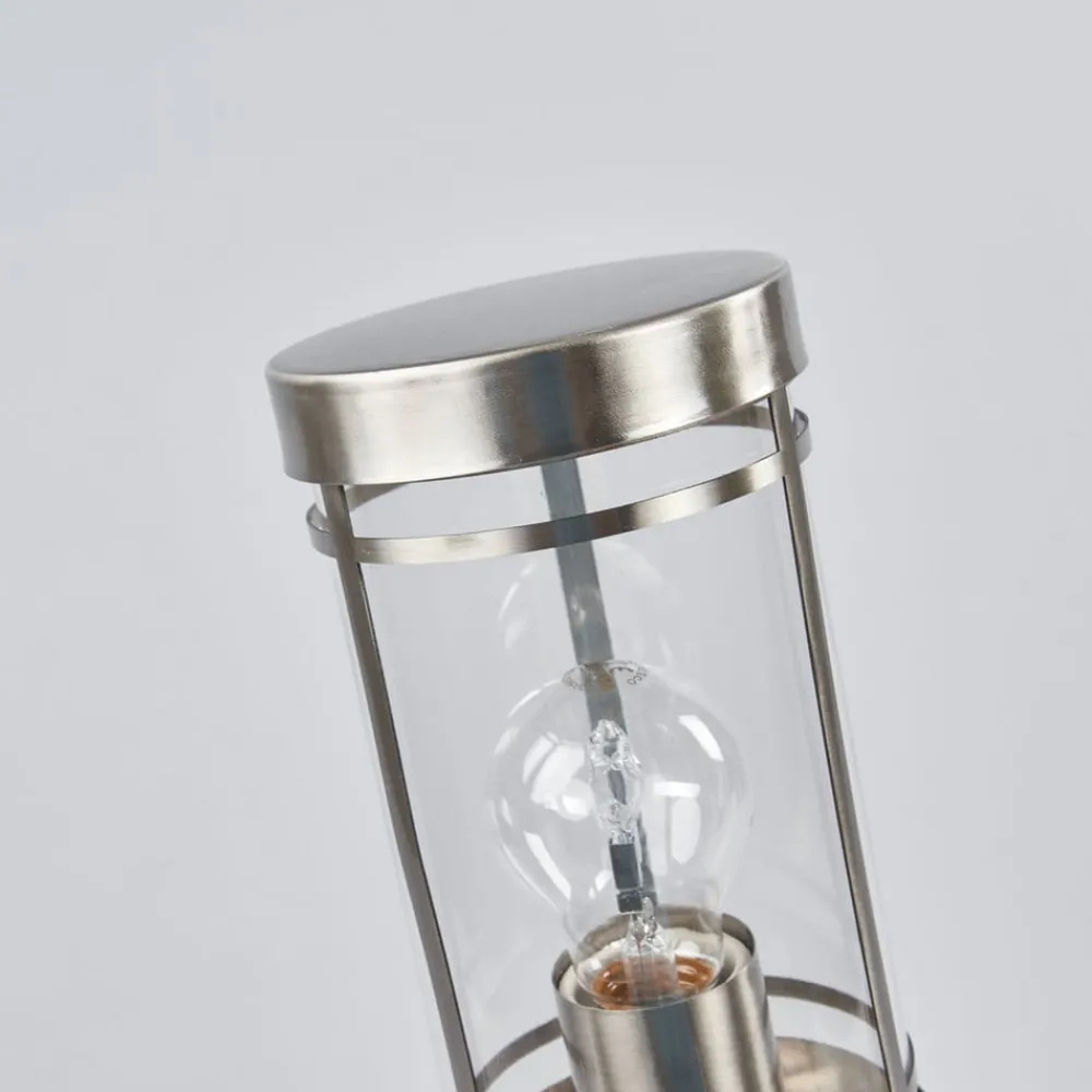 Lindby Terrassebelysning|Sokkellamper > vejlampe Djori, 80 cm, alufarve, stål, E27