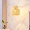 Lindby Pendellamper|Pendellamper > Venora hængelampe, Ø 40 cm, i ét plan, bambus, E27