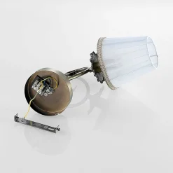 Lindby Væglamper|Væglamper > væglampe Finnick, antik messingfarve, 34 cm, E14