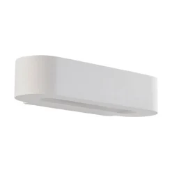 Lindby Gang|Væglamper > væglampe Fioni, hvid, gips, G9, 6,5 cm, kan males