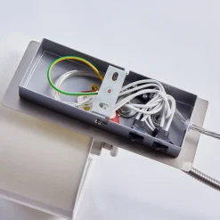 Lindby Pendellamper|Væglamper > væglampe Florens, nikkel, LED-læselampe, 23,5 cm
